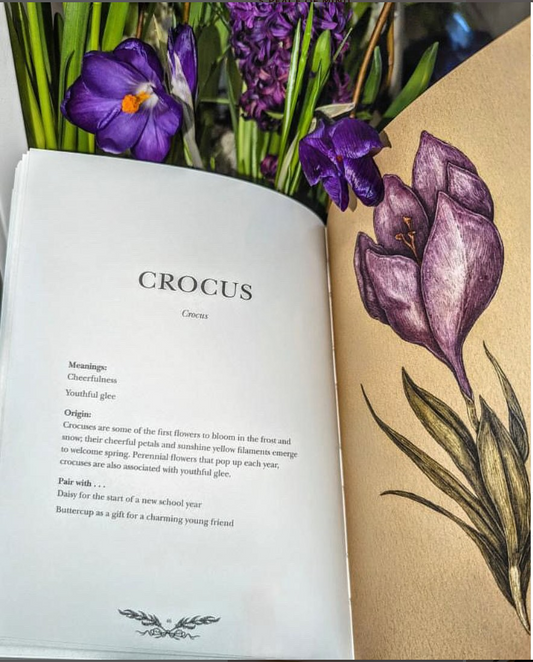 Victorian Language of Flowers--Crocus