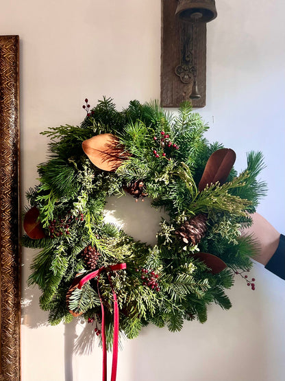 “Just for you!” Hand Decorated Wreaths