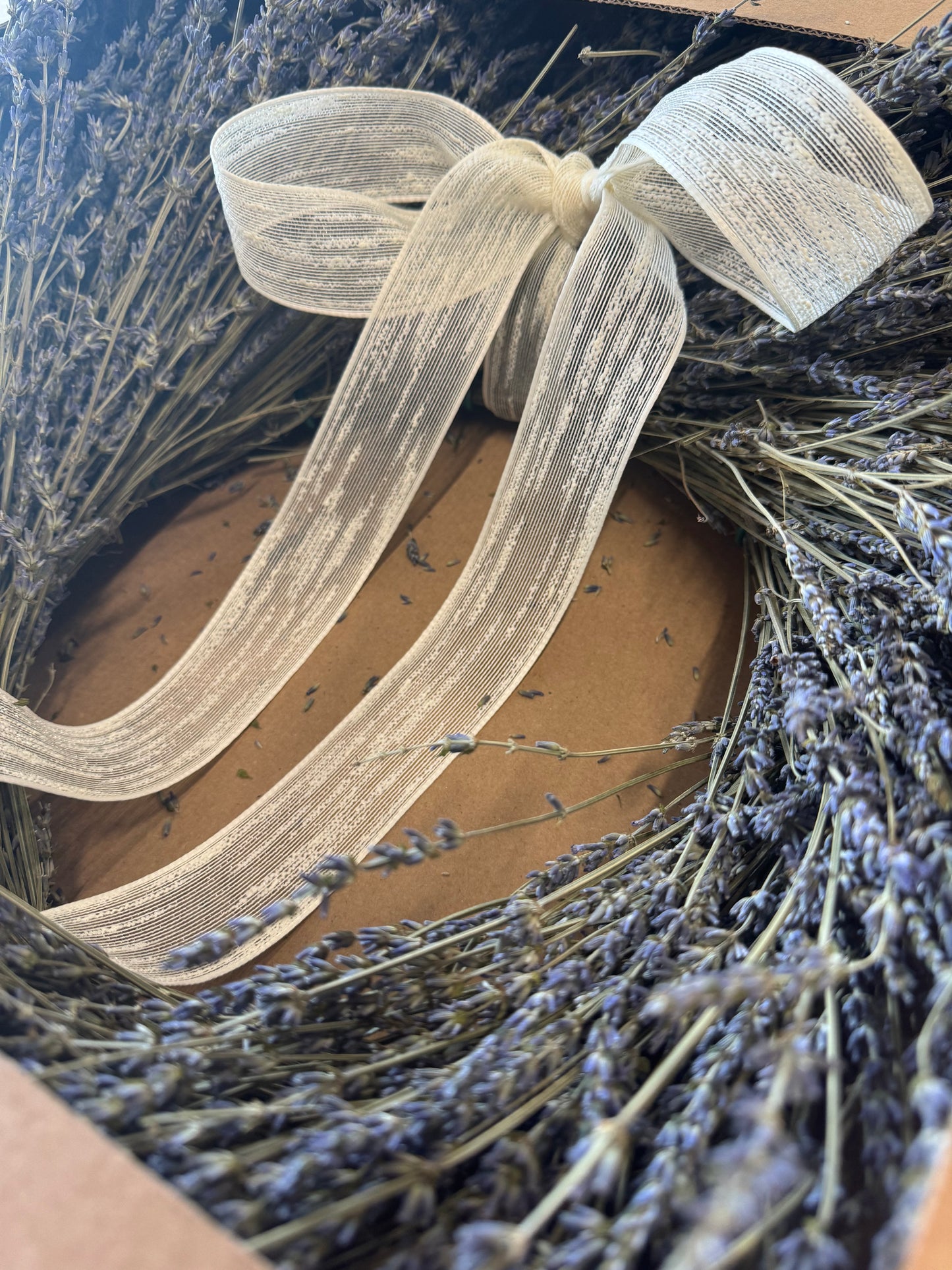 Dried Lavender Wreath