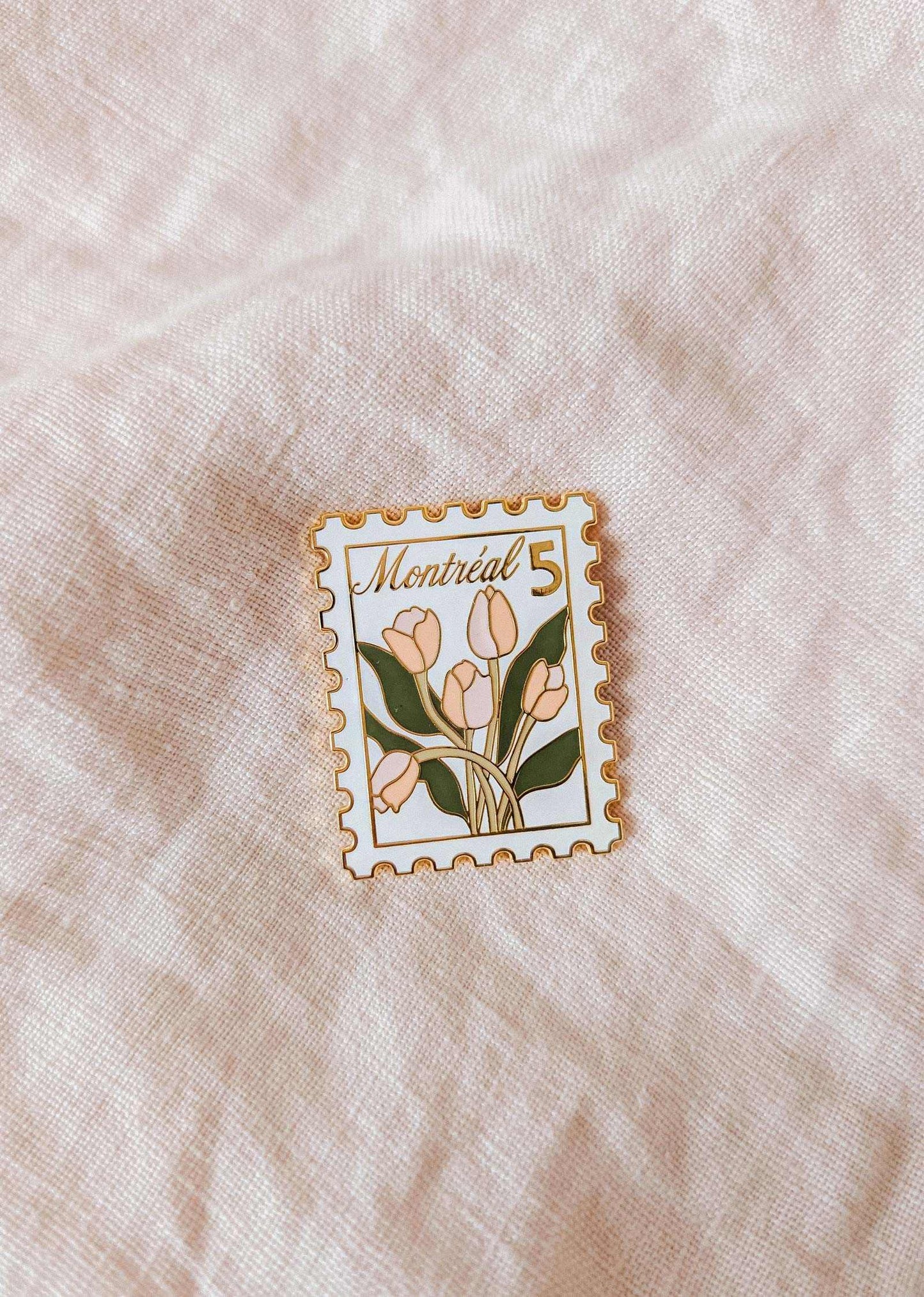 Montréal Stamp Enamel Pin