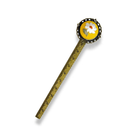 Little Daisy Embroidered Bookmark