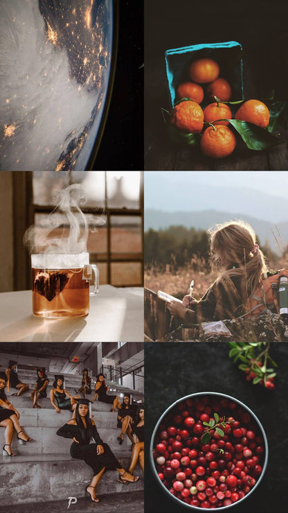 Tarot Candle - The World - Black Tea, Mandarin, Cranberry