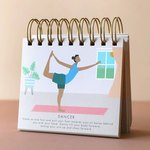 Daily Yoga Poses Flip Chart