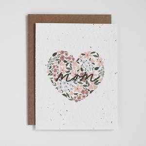 Plantable Greeting Card - Mother's Day - Heart