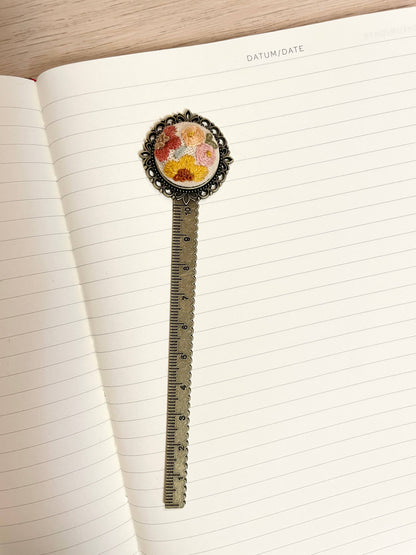 Wildflower Meadow Embroidered Bookmark