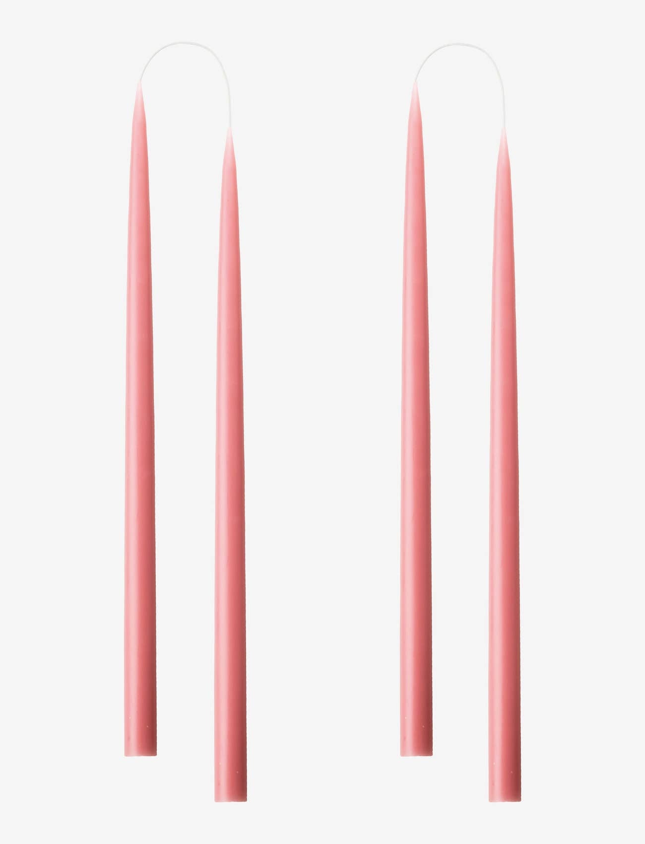 Dark Pink Danish Taper Candle | A Pair