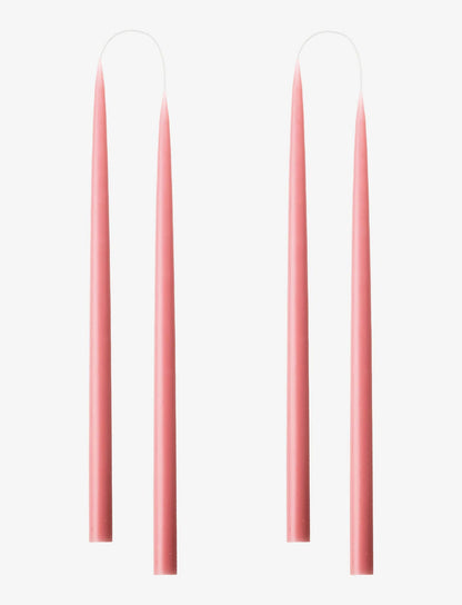 Dark Pink Danish Taper Candle | A Pair