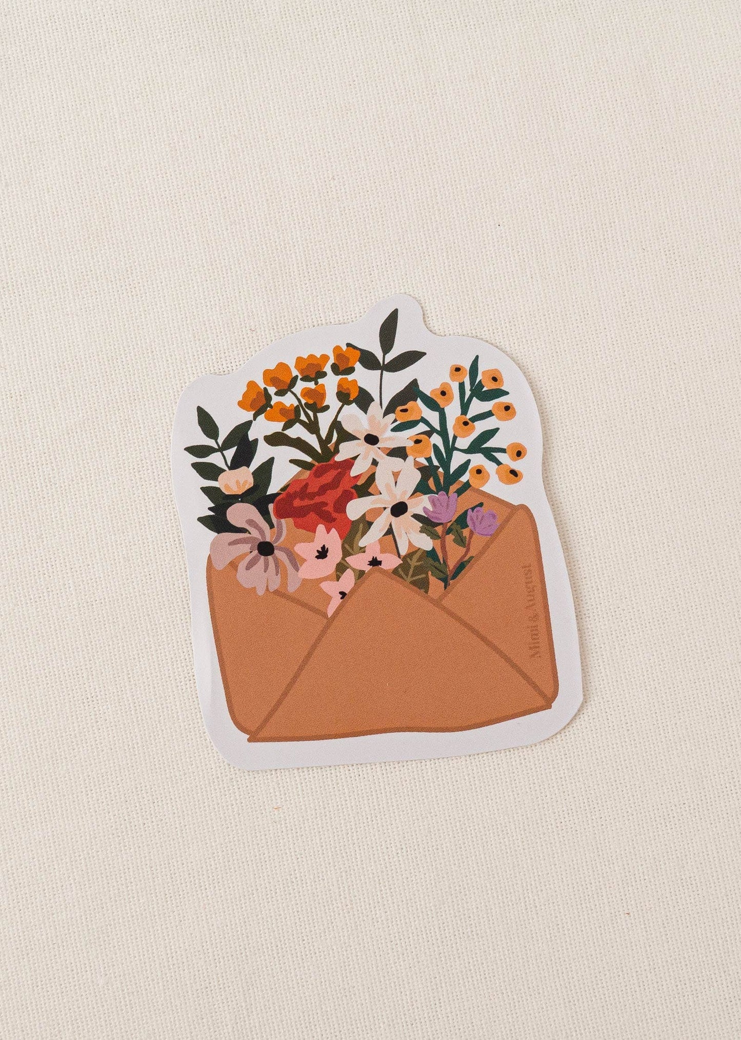 Flower Envelope - Vinyl Sticker