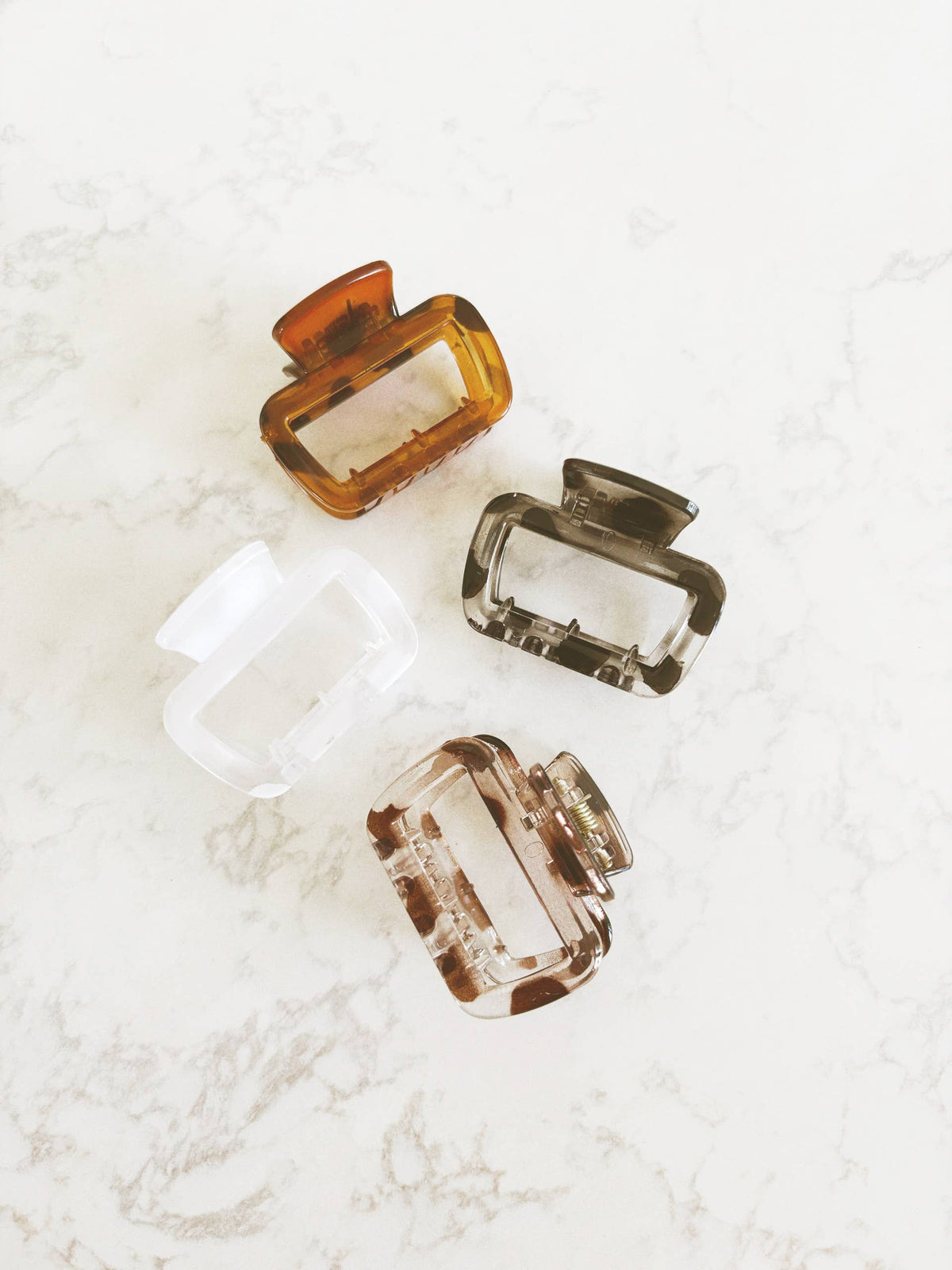 Mini Gloss Hair Claw Set