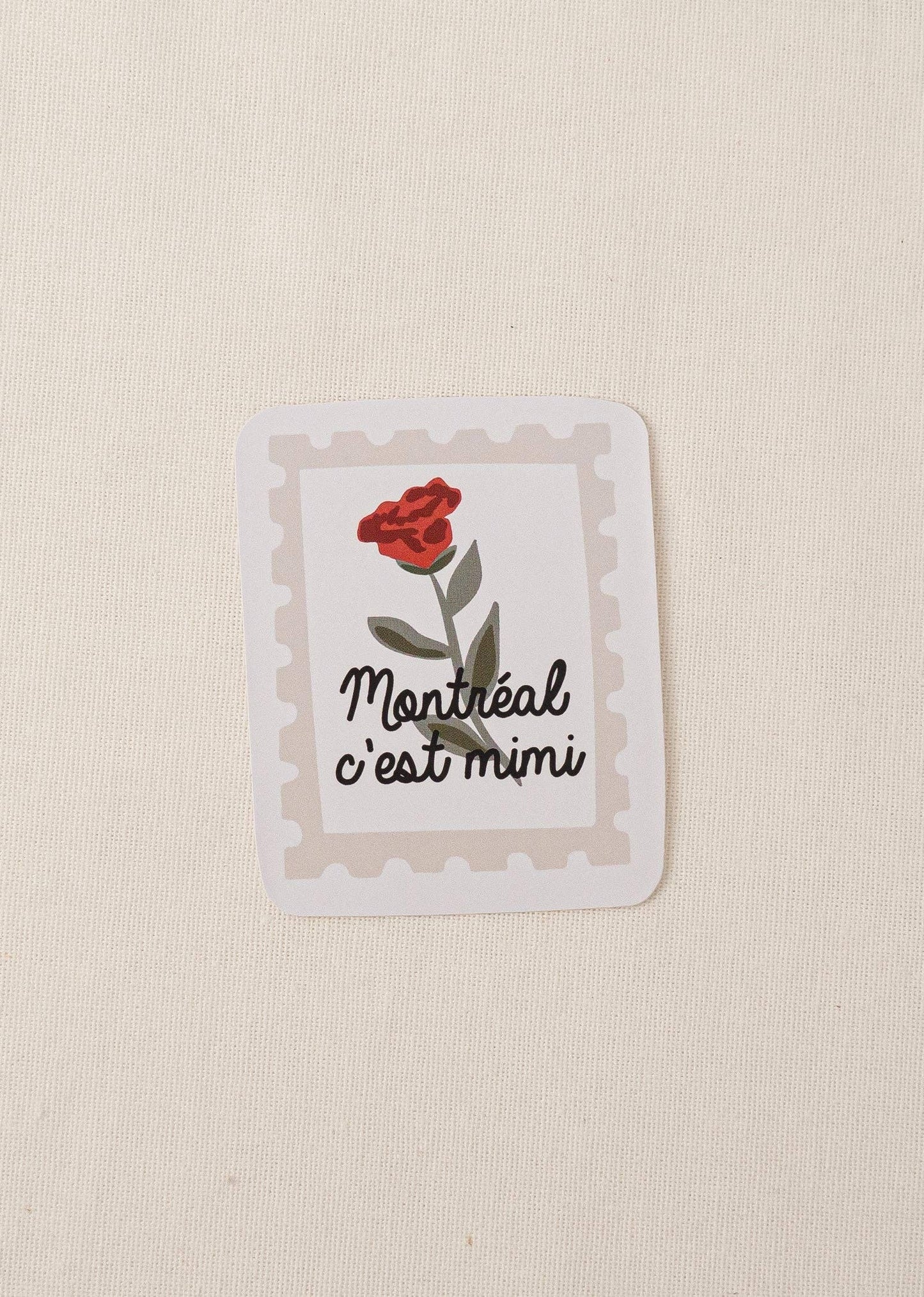 Flower Stamp - Vinyl Sticker