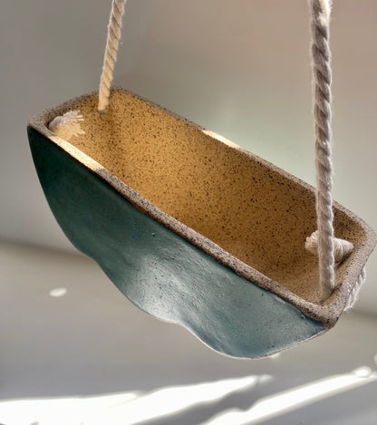 Phalsiii Ceramics Wave Hanging Planter