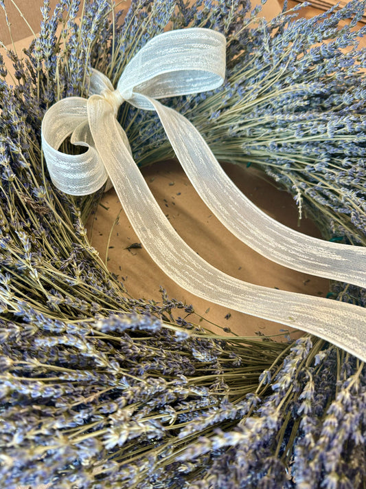 Dried Lavender Wreath