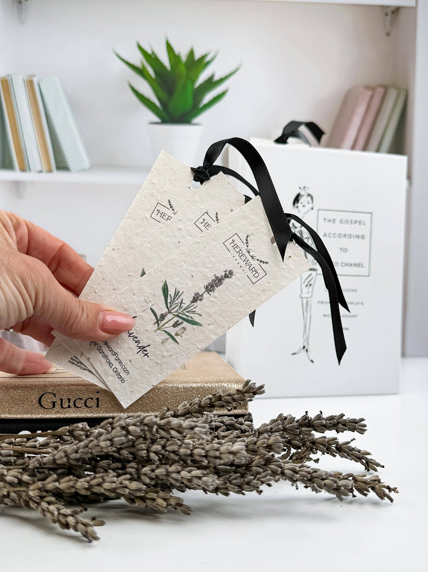 Bookmark  |  Lavender Wild Seed Bookmark