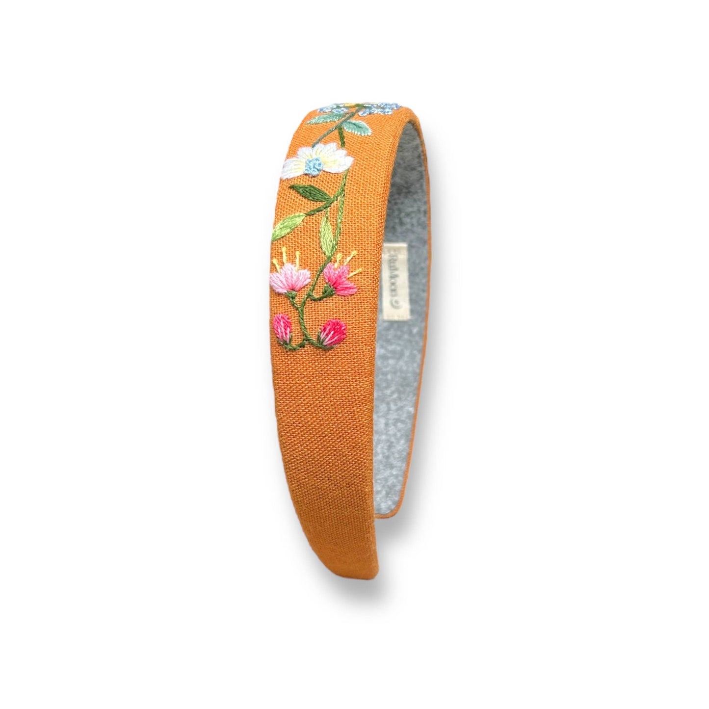 Sweet Orange Embroidered Hairband
