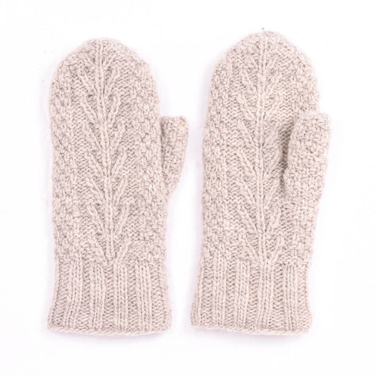 Willow - women's wool knit mittens