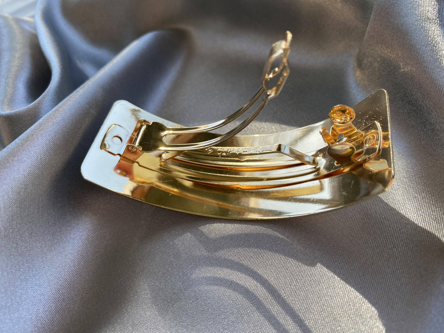 Geometric Gold Hair Clip