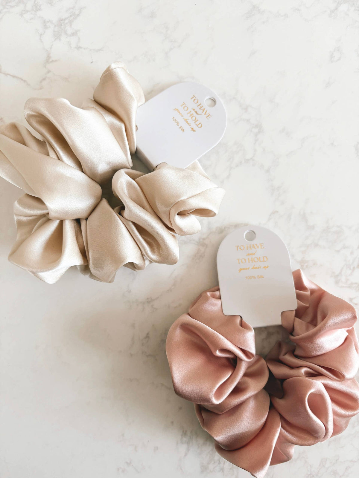 100% Mulberry Silk Scrunchies