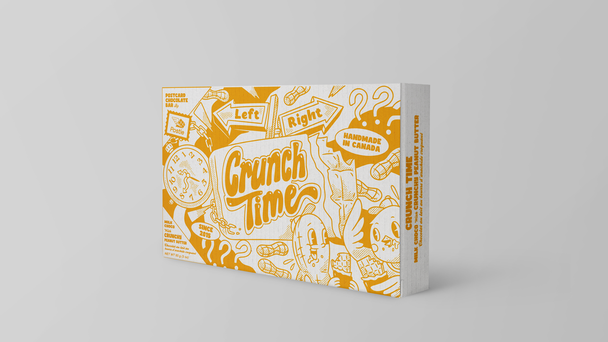 Crunch Time Milk Postcard Chocolate Bar