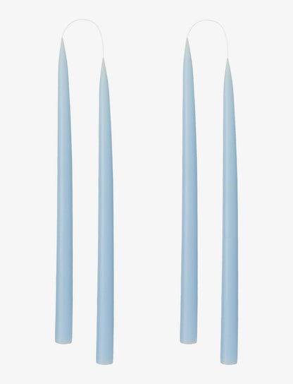 Light Blue Danish Taper Candle | a pair