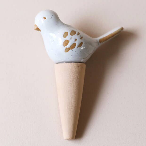 Ceramic Bird Plant Watering Spike