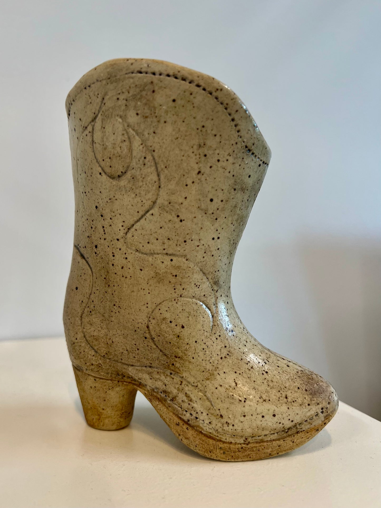 Phalsiii Ceramics Cowboy Boots