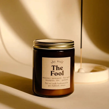 The Fool - Soy Candle— Gardenia, Sweetgrass, Dew