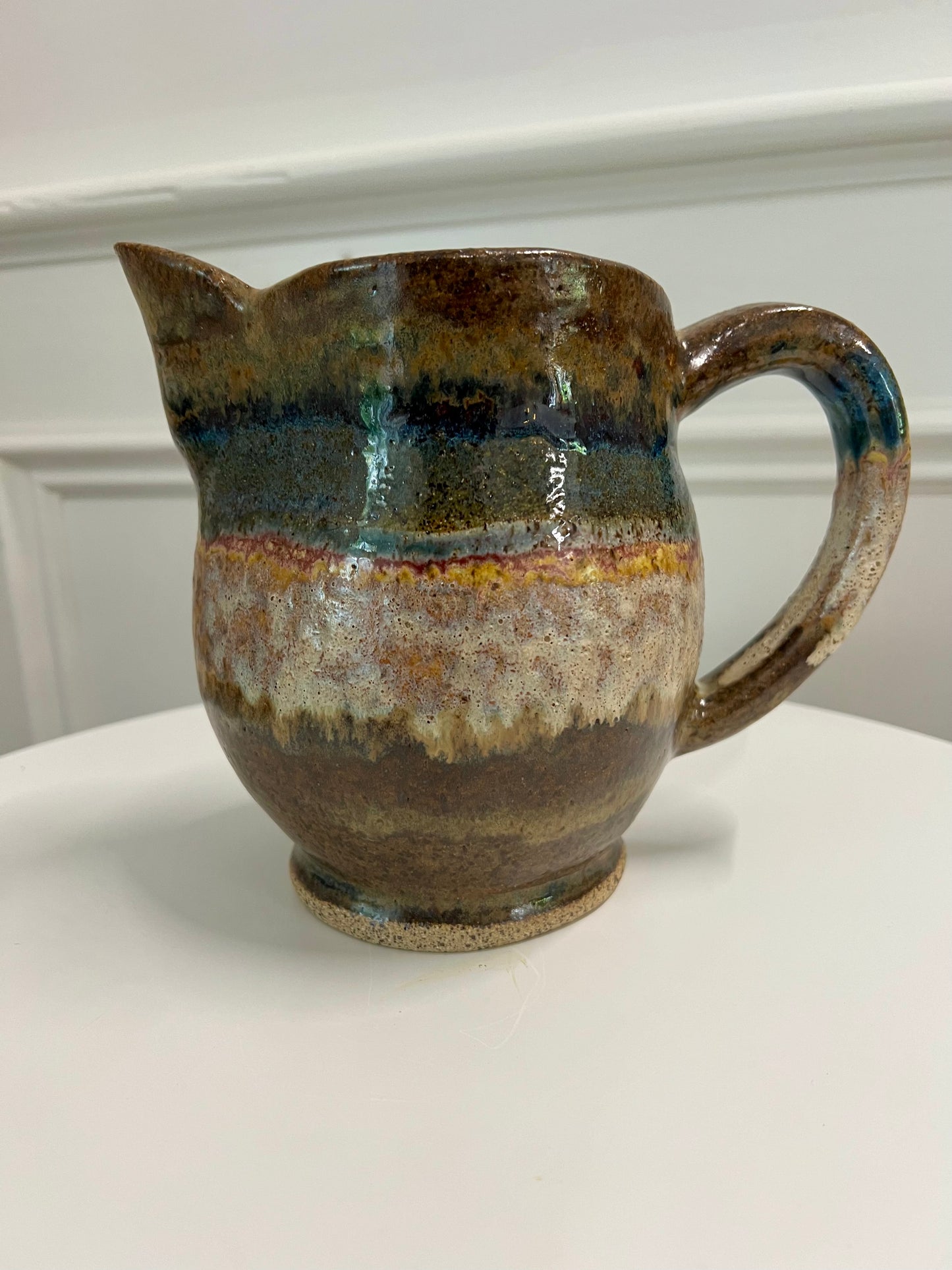 Phalsiii Ceramics 1970s Style Earthy Jug