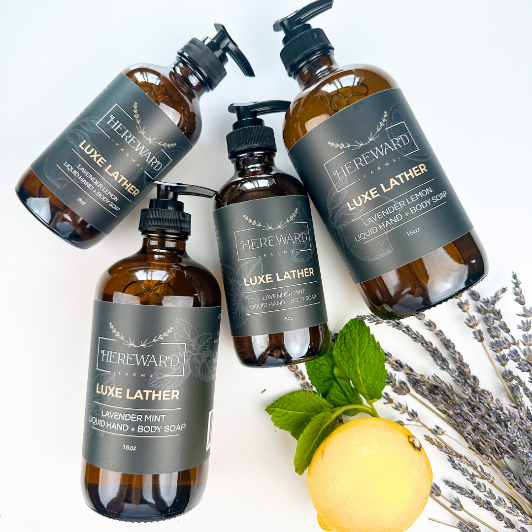 Soap | Luxe Lather - Lavender + Mint - 8 oz