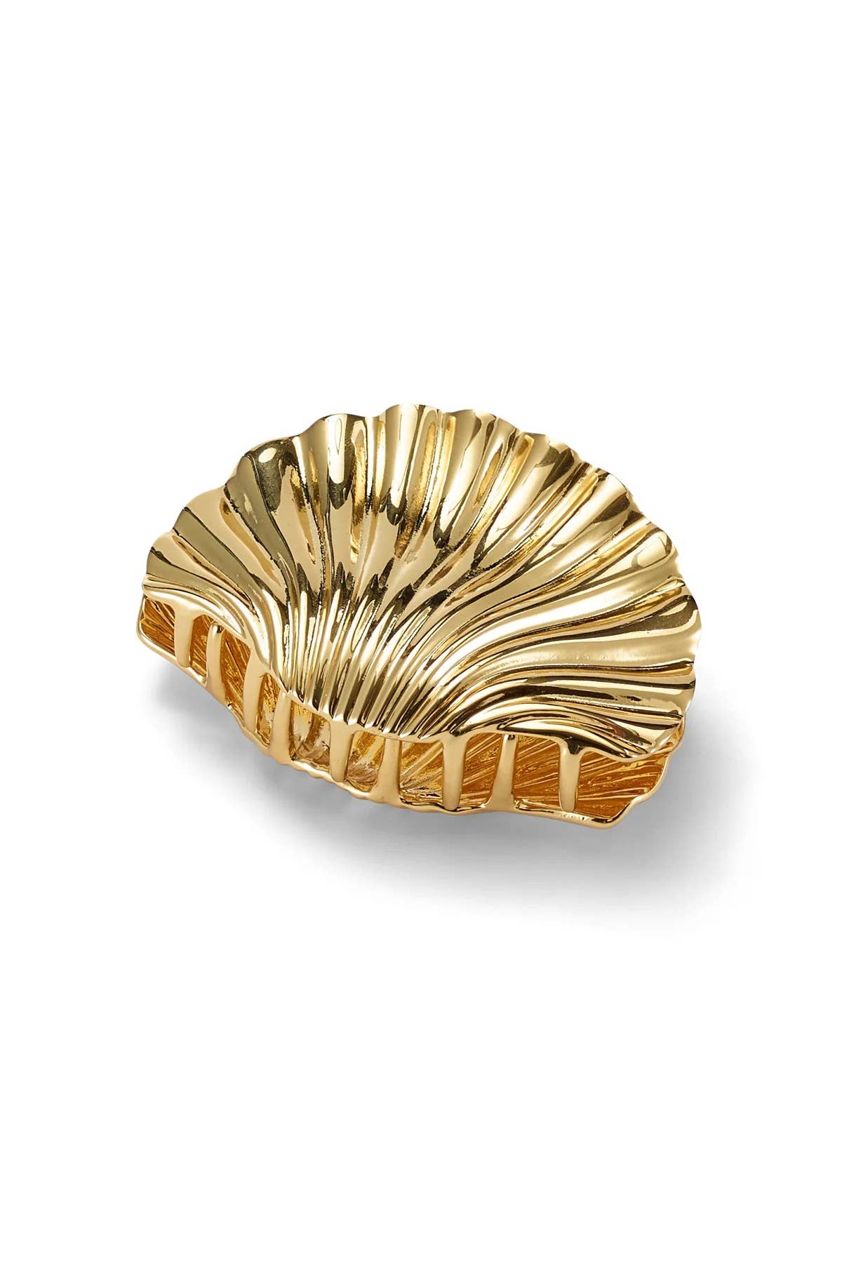 Golden Shell Hair Claw