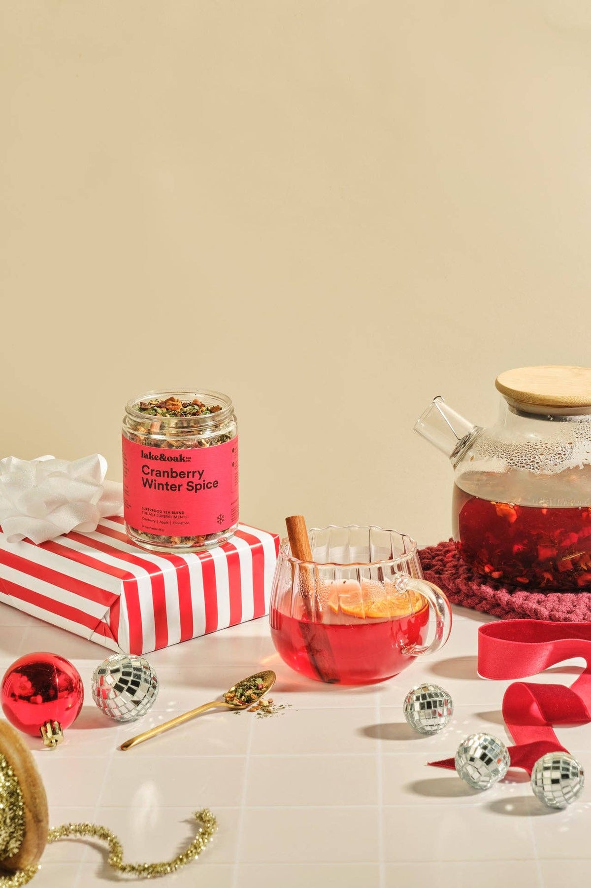 Cranberry Winter Spice - Superfood Tea Blend