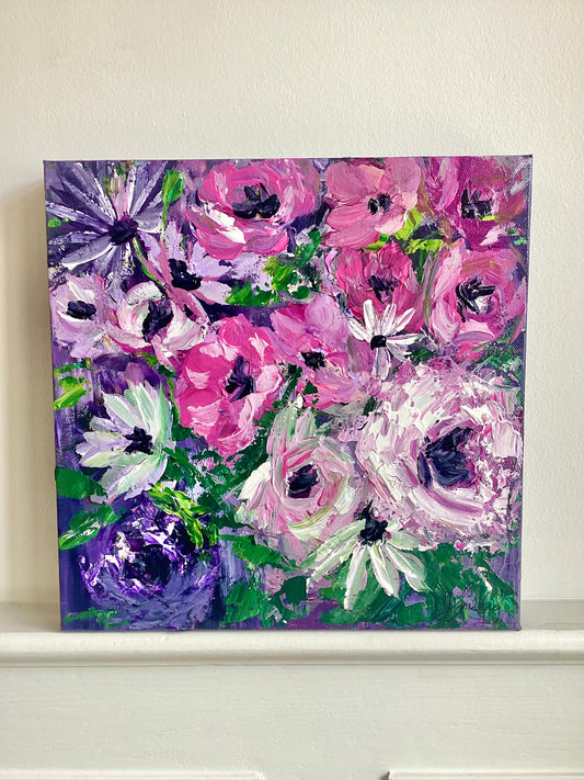 Canvas paintings by Julie Smiley