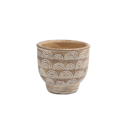 Cloud Pattern Ceramic Pot