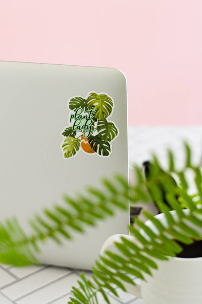 Plant Lady Matte Vinyl Sticker