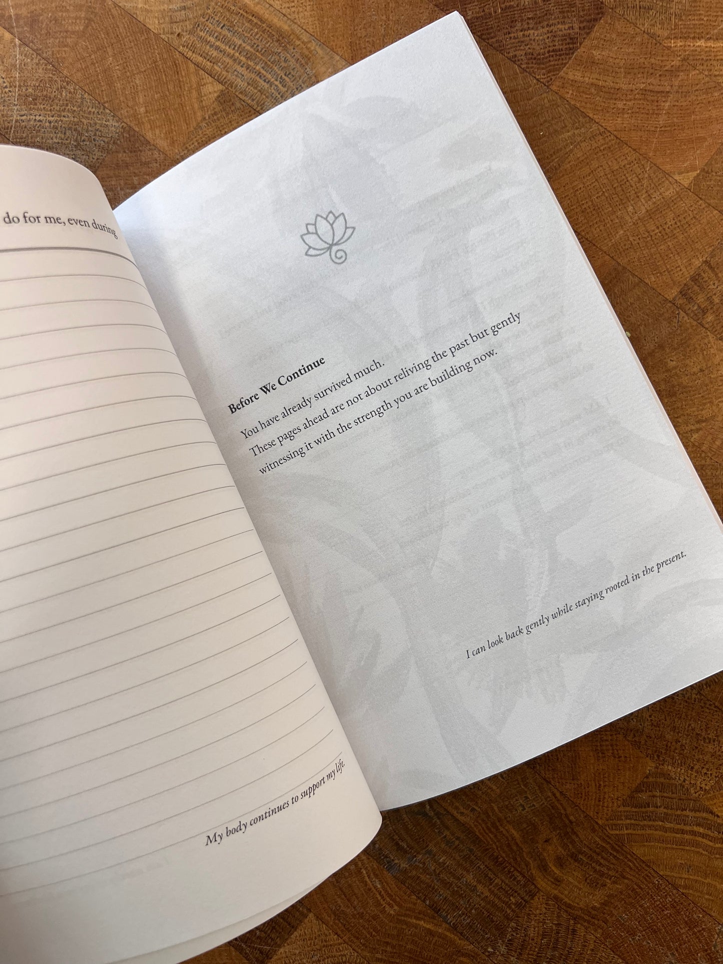 Picking Up the Pieces: a guided journal