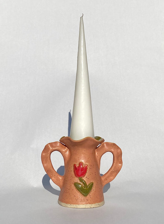 Phalsiii Ceramics Wavy Candle Holders