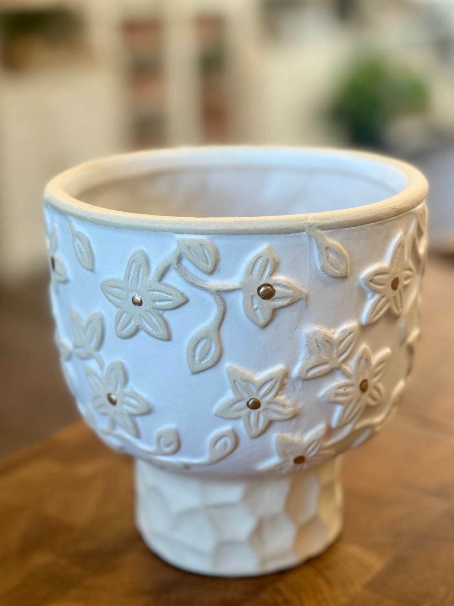 Floral Ceramic Pot