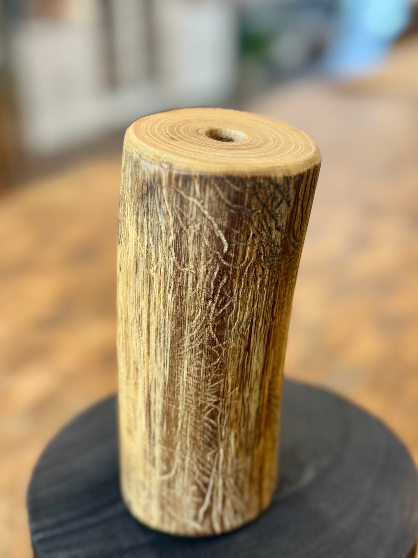 Elm Wood Budvase