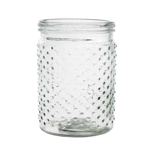 HOBNAIL GLASS VASE