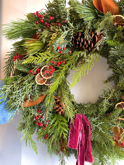 “Just for you!” Hand Decorated Wreaths