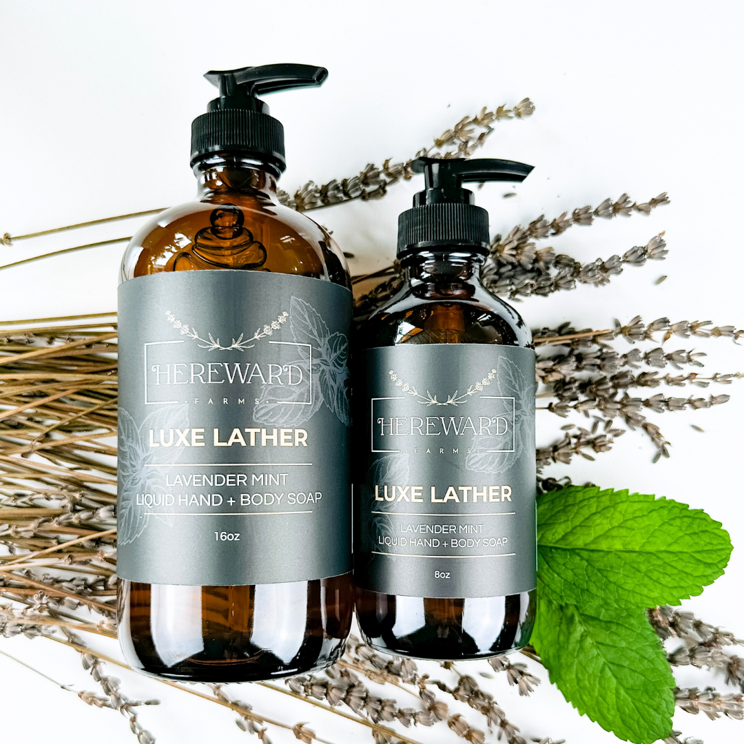 Soap | Luxe Lather - Lavender + Mint - 8 oz