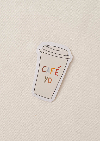 Cafe Yo - Vinyl Sticker