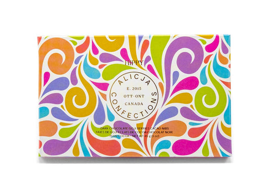 Hippy Vegan Dark Postcard Chocolate Bar