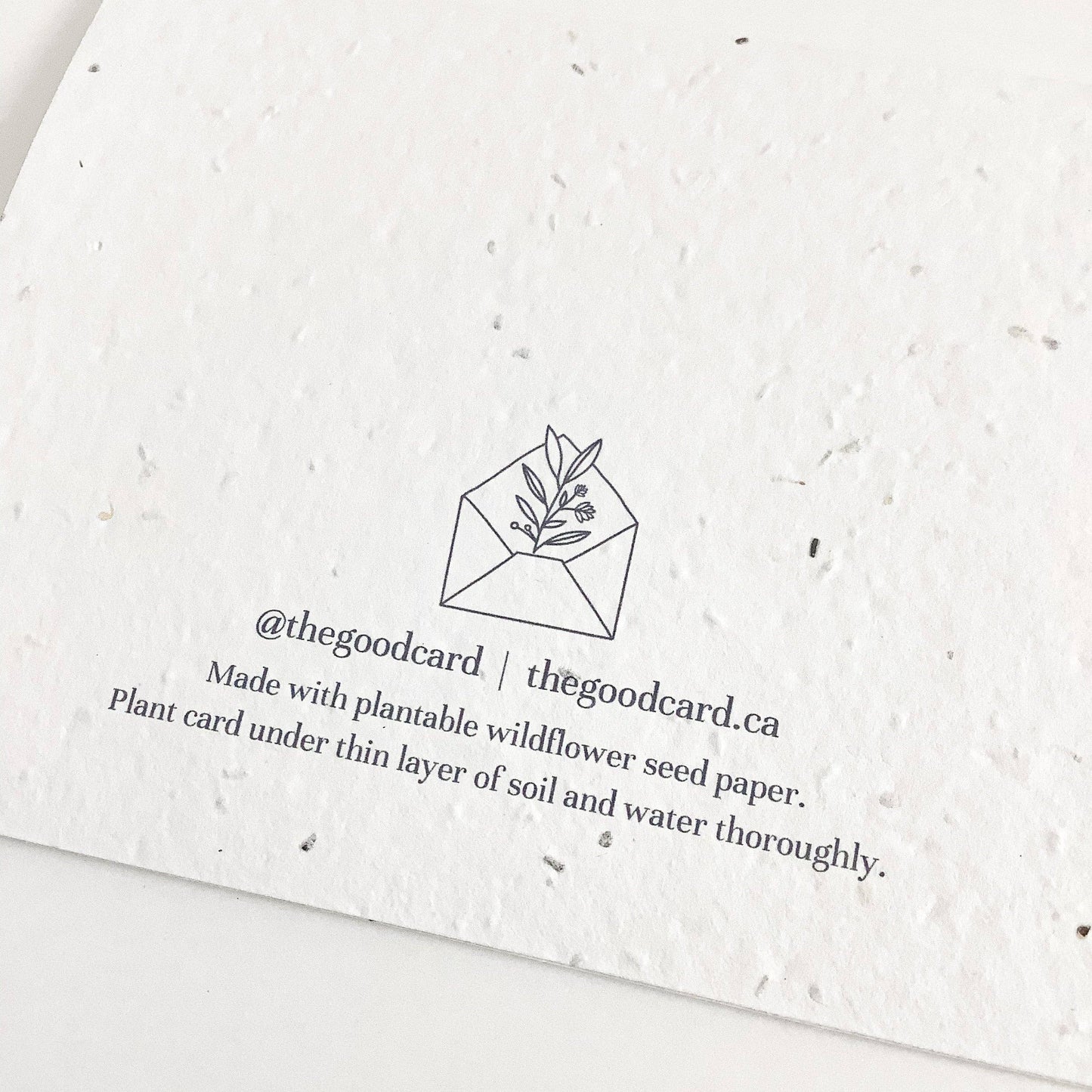 Plantable Greeting Card - Thanks A Bunch