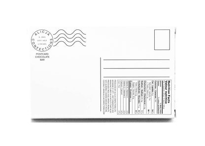 Crème Brûlée White Postcard Chocolate Bar