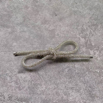Crystal Bow Luxe Hair Clip
