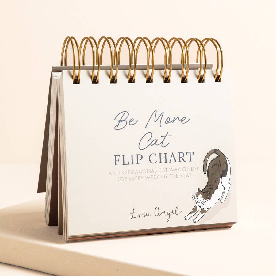 Be More Cat Desktop Flip Chart