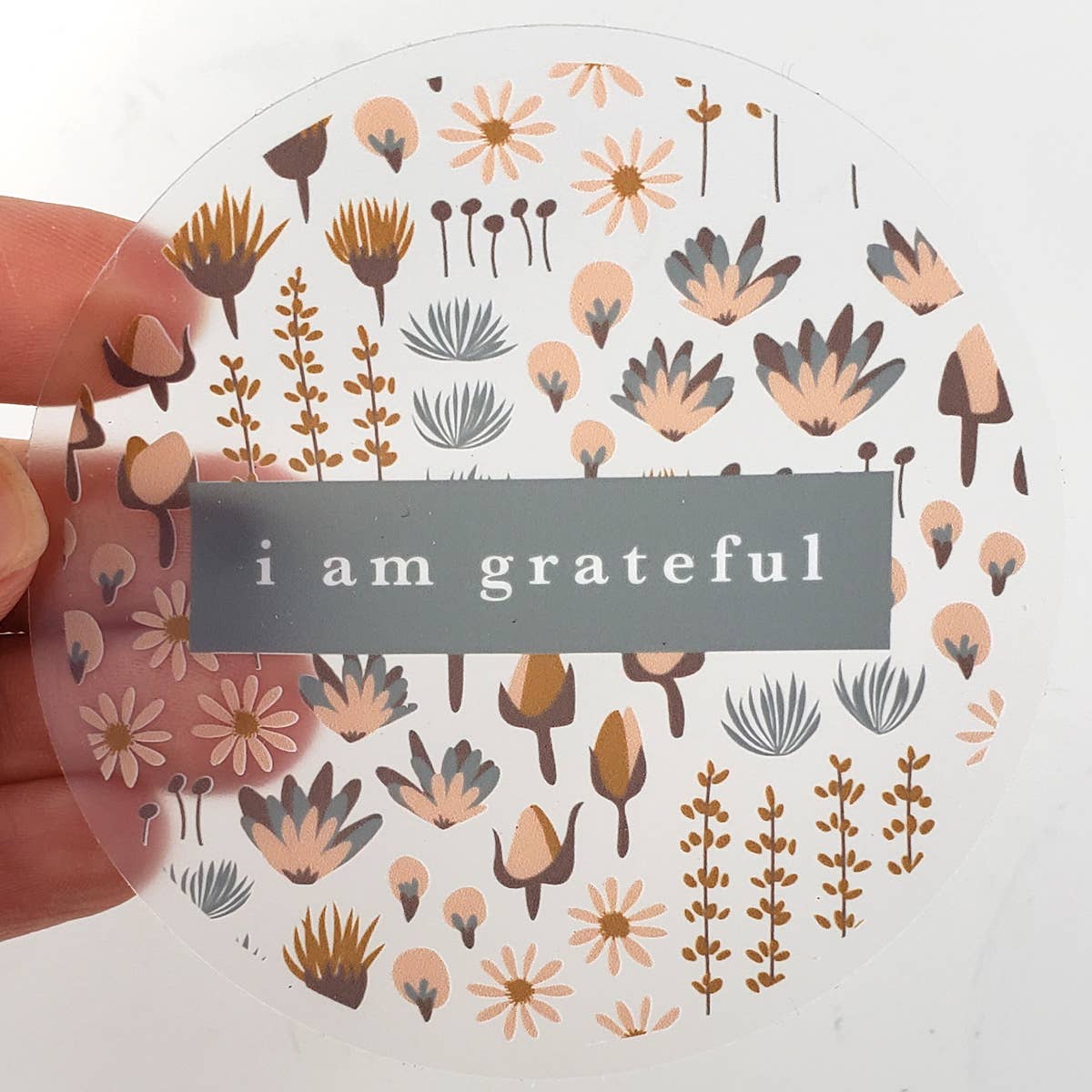 Sweetness Gratitude Clear Sticker