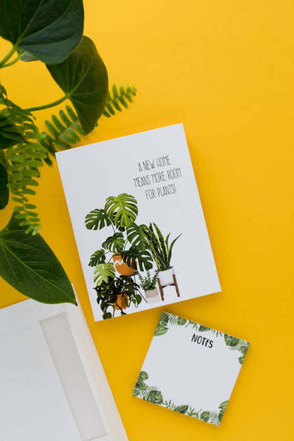 A New Home Means More Room For Plants! - Greeting Card