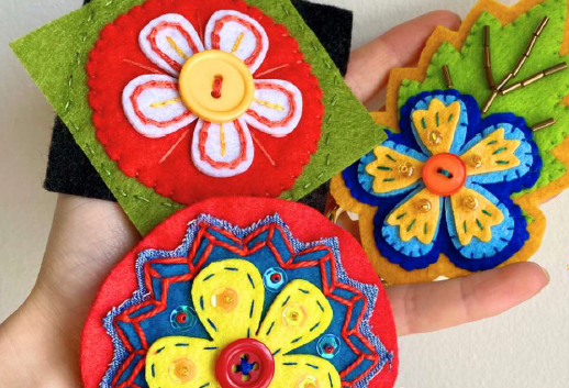 Embroidered Flowers Workshop