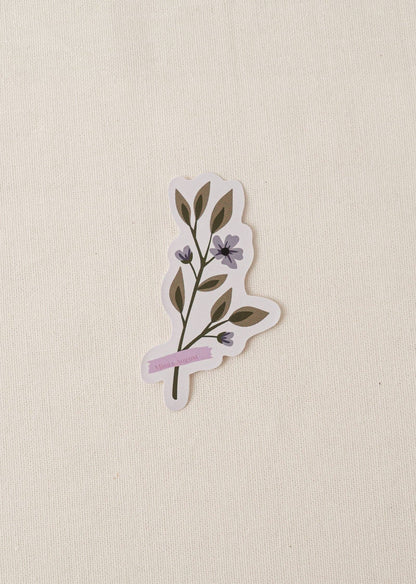 Balloon Flower - Vinyl Sticker